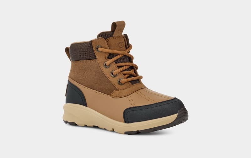 Brown Kids' Ugg Emmett Duck Boots | India-8690512