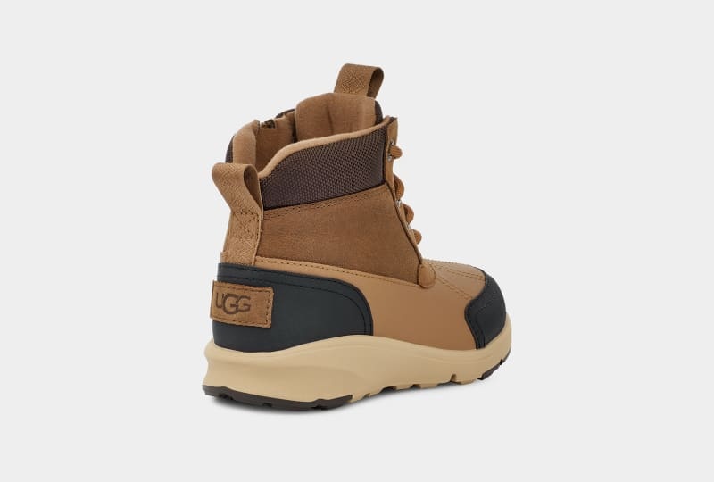 Brown Kids' Ugg Emmett Duck Boots | India-8690512