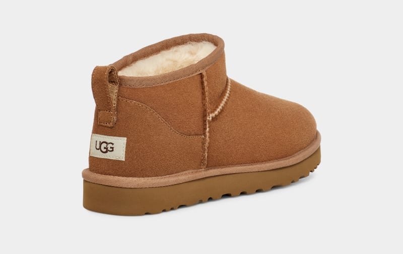 Brown Men's Ugg Classic Ultra Mini Boots | India-8310579