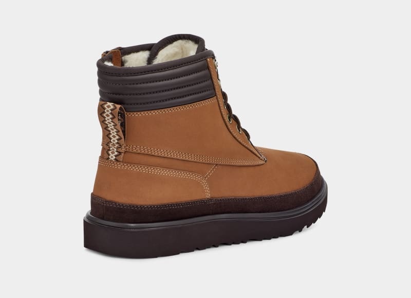 Brown Men's Ugg Highland Sport Utility Weather Boots | India-6582430