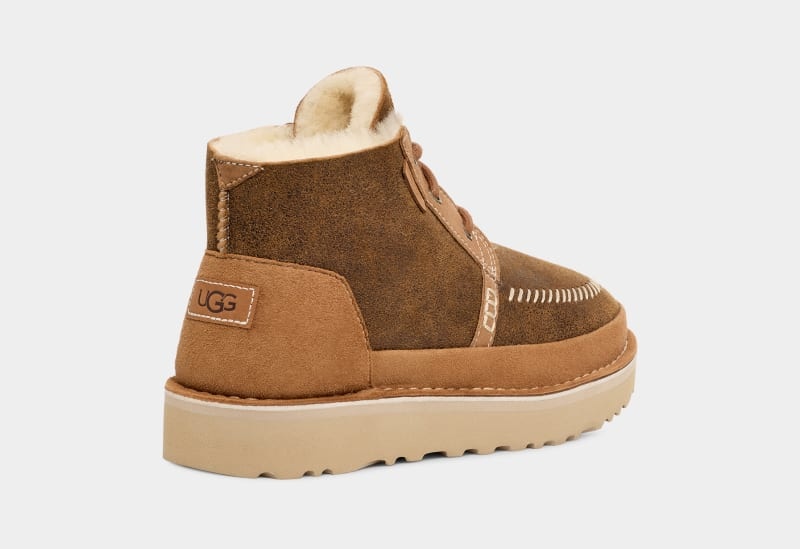 Brown Men's Ugg Neumel Crafted Regenerate Boots | India-5487392