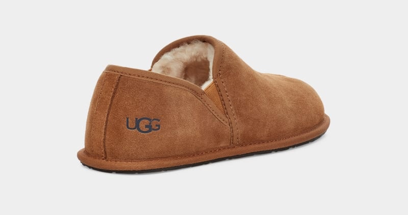 Brown Men's Ugg Scuff Romeo Ii Slippers | India-9730681