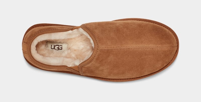 Brown Men's Ugg Scuff Romeo Ii Slippers | India-9730681