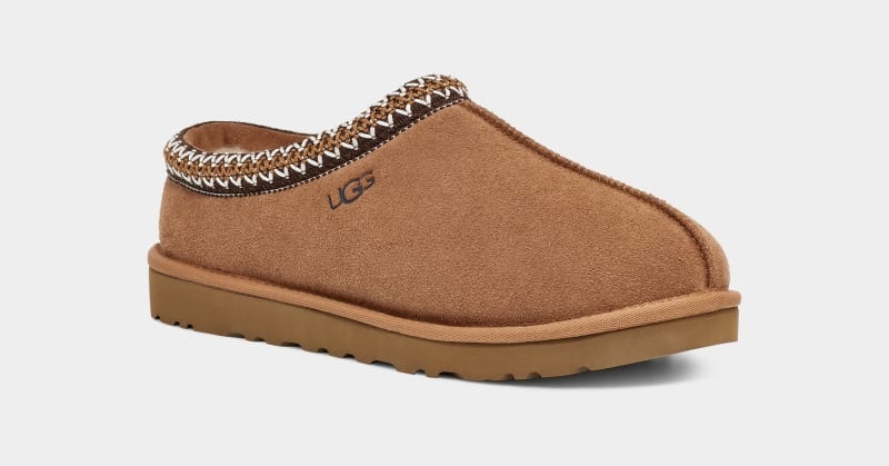 Brown Men's Ugg Tasman Slippers | India-8049235