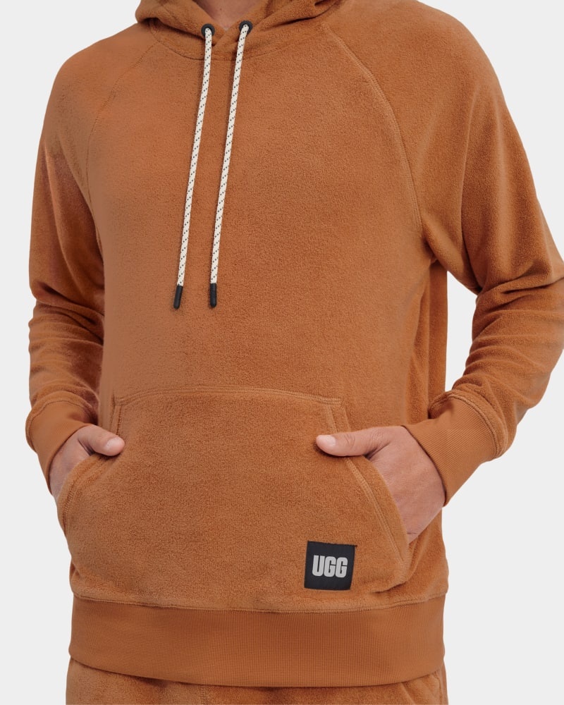 Brown Men's Ugg Terrance Hoodie | India-2305946