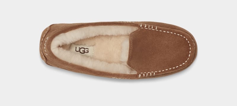 Brown Women's Ugg Ansley Moccasins | India-7348901