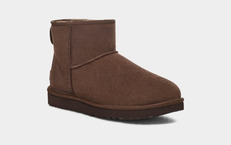 Deep Brown Women's Ugg Classic Mini Ii Boots | India-5086732