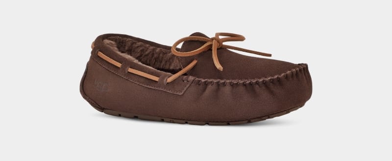 Deep Brown Women's Ugg Dakota Moccasins | India-0231768