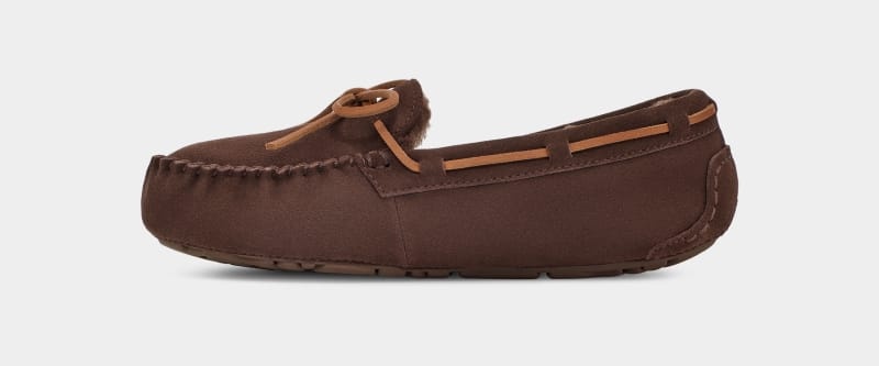 Deep Brown Women's Ugg Dakota Moccasins | India-0231768