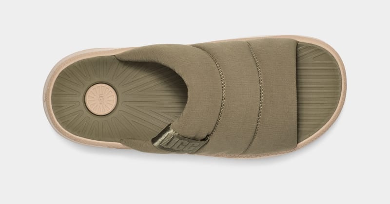 Green Men's Ugg Maxxer Slides | India-3124576