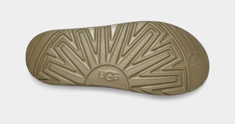 Green Men's Ugg Wilcox Camopop Slides | India-7095812