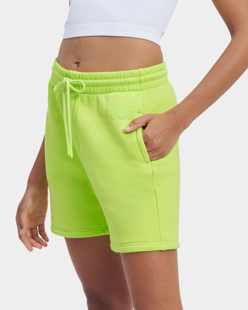 Green Women's Ugg Chrissy Shorts | India-3847592