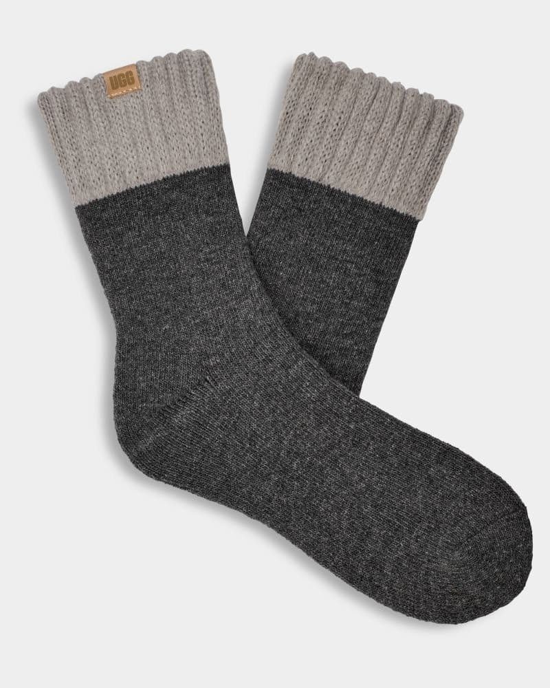 Grey Men\'s Ugg Camdyn Cozy Socks | India-1394807