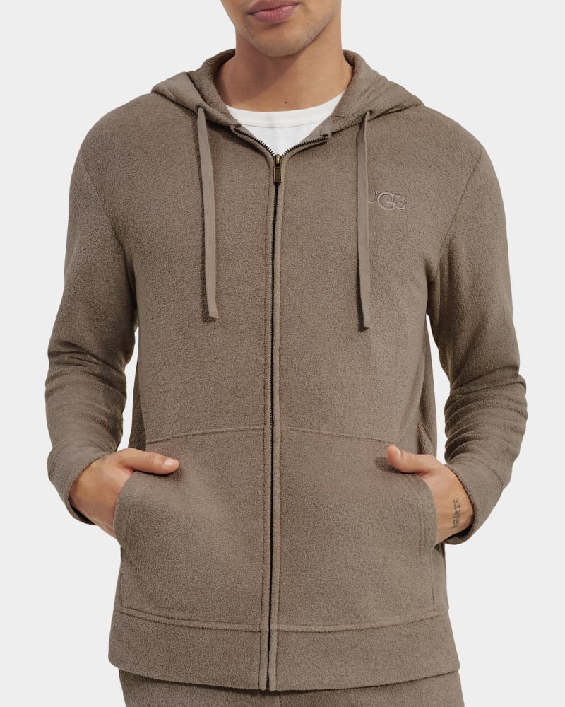 Grey Men's Ugg Edmond Sweatshirts | India-9618703