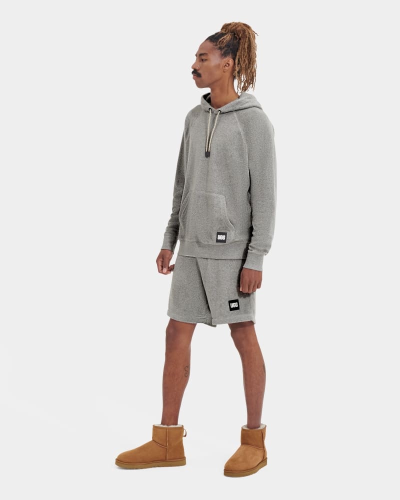 Grey Men's Ugg Terrance Hoodie | India-7621359