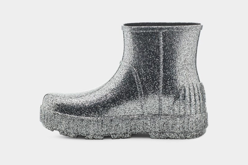 Grey Women's Ugg Drizlita Glitter Boots | India-3719802