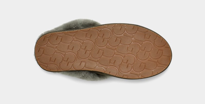 Khaki Women's Ugg Scuffette Ii Regenerate Slippers | India-5901347