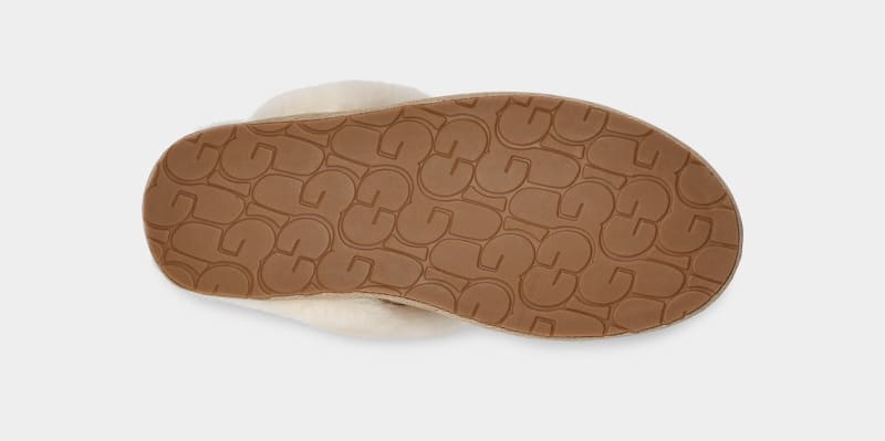 Mustard / Beige Women's Ugg Scuffette Ii Slippers | India-9473285