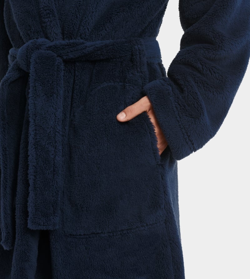 Navy Men's Ugg Beckett Robe | India-8531246