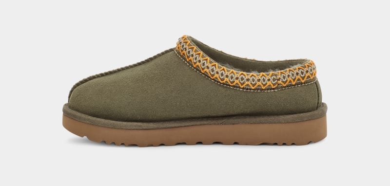 Olive Women's Ugg Tasman Slippers | India-2674318