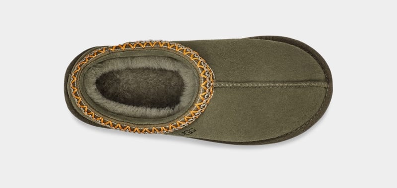 Olive Women's Ugg Tasman Slippers | India-2674318