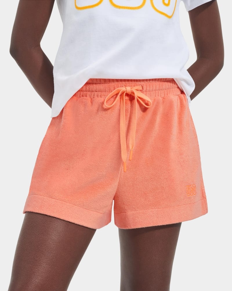 Orange Women's Ugg Amiah Drawstring Shorts | India-3870456