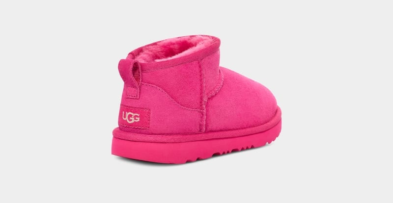 Pink Kids' Ugg Classic Ultra Mini Boots | India-3219684