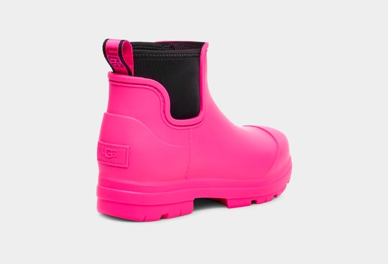 Pink Women's Ugg Droplet Chelsea Boots | India-1045796