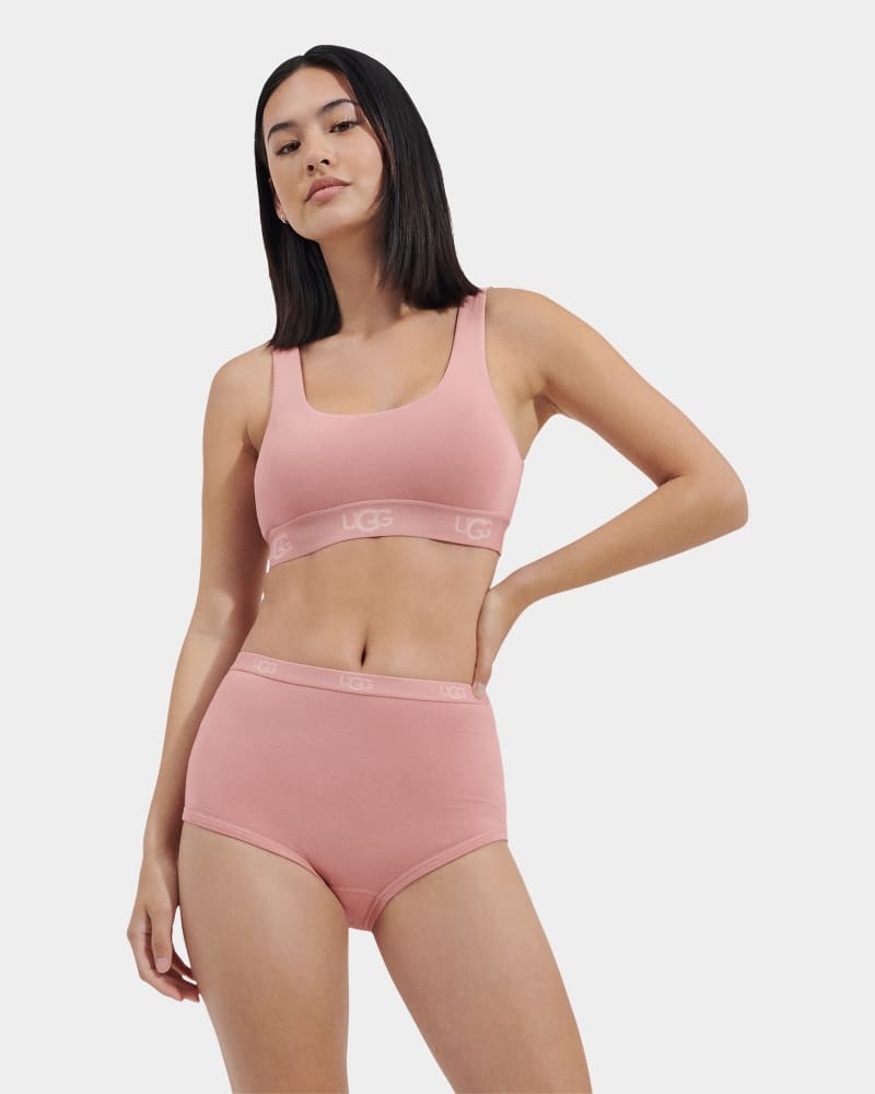 Pink Women's Ugg Gwendolynn Bralette Underwear | India-7261493