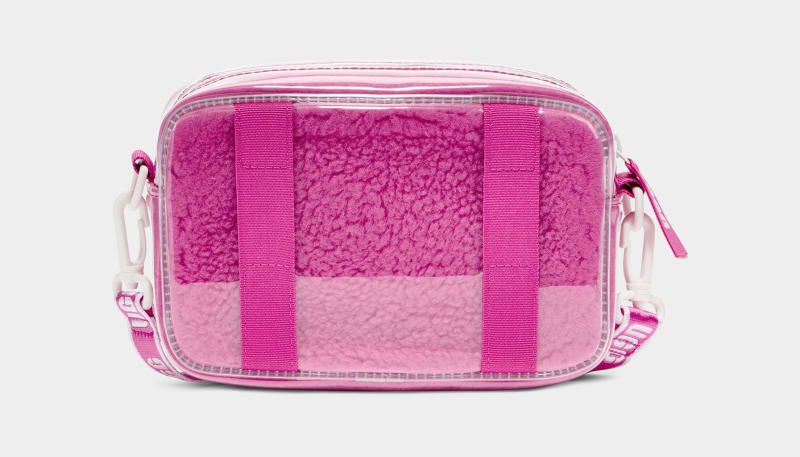 Pink Women's Ugg Janey Ii Clear Belt Bags | India-8243967