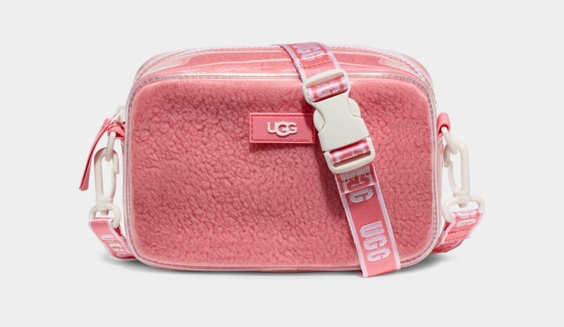 Pink Women\'s Ugg Janey Ii Clear Belt Bags | India-1620387