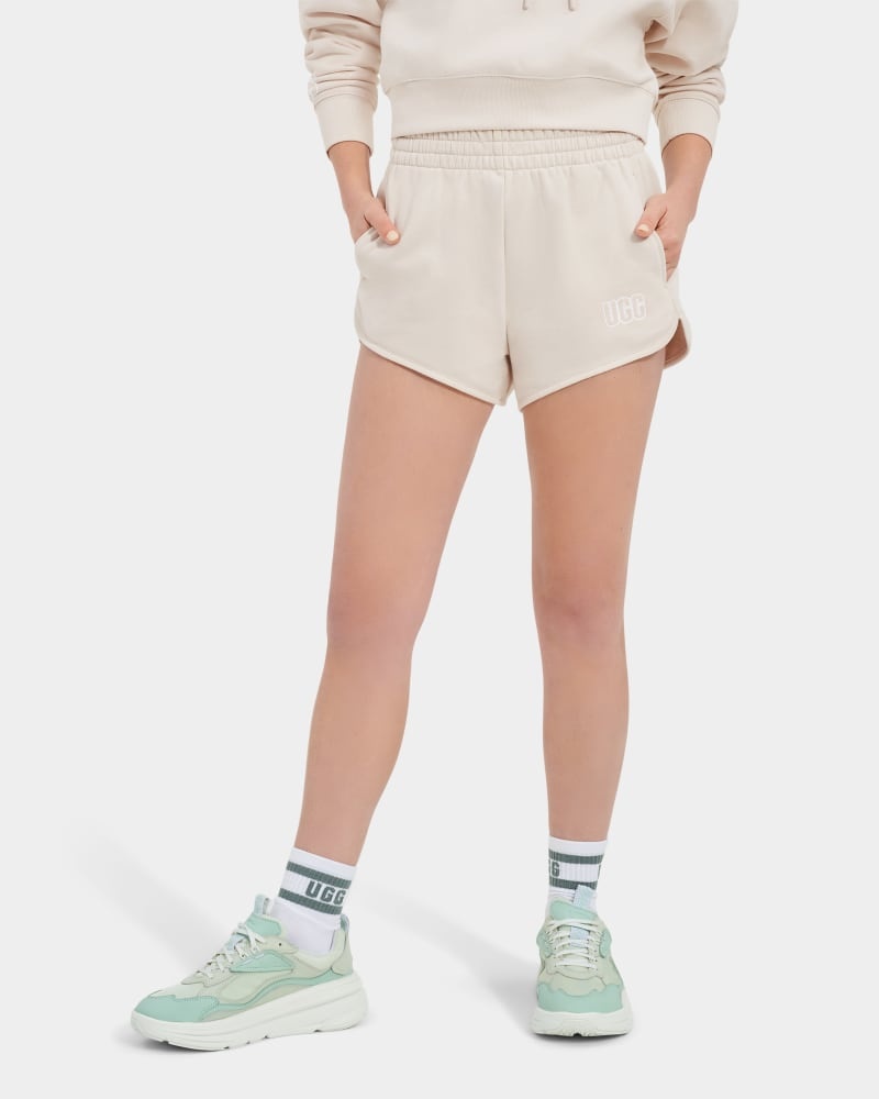 White Women's Ugg Elliana Shorts | India-4162837