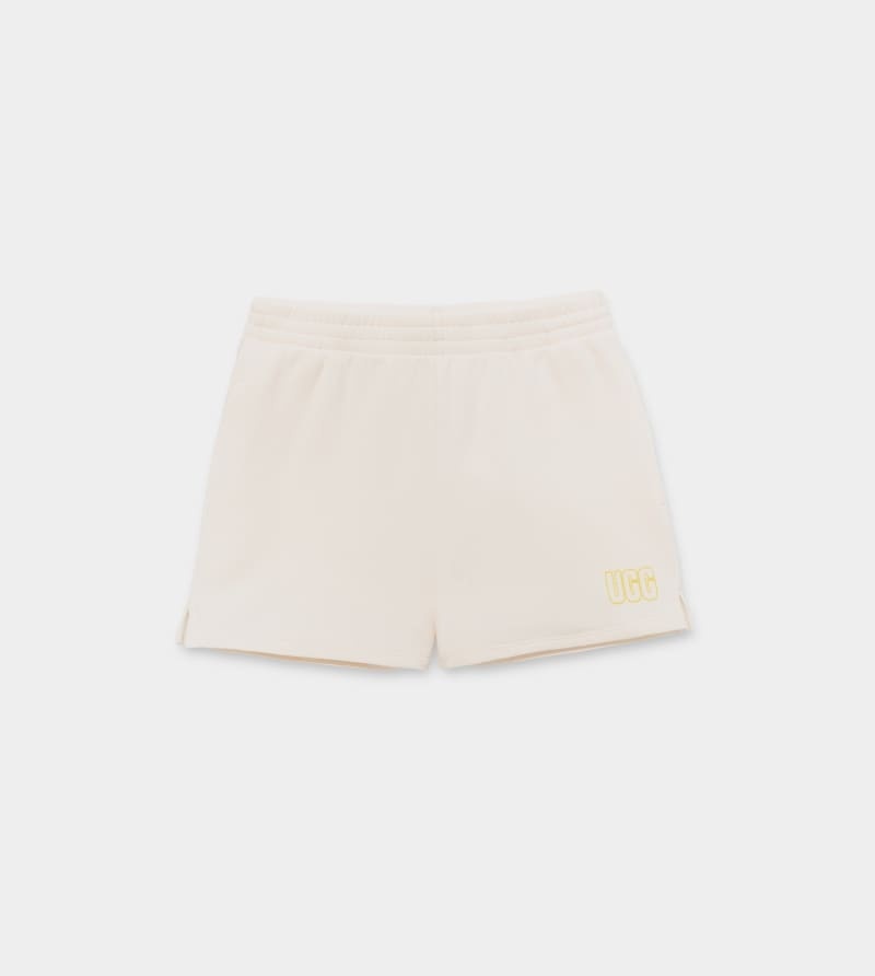 White Women's Ugg Noni Shorts | India-6031458