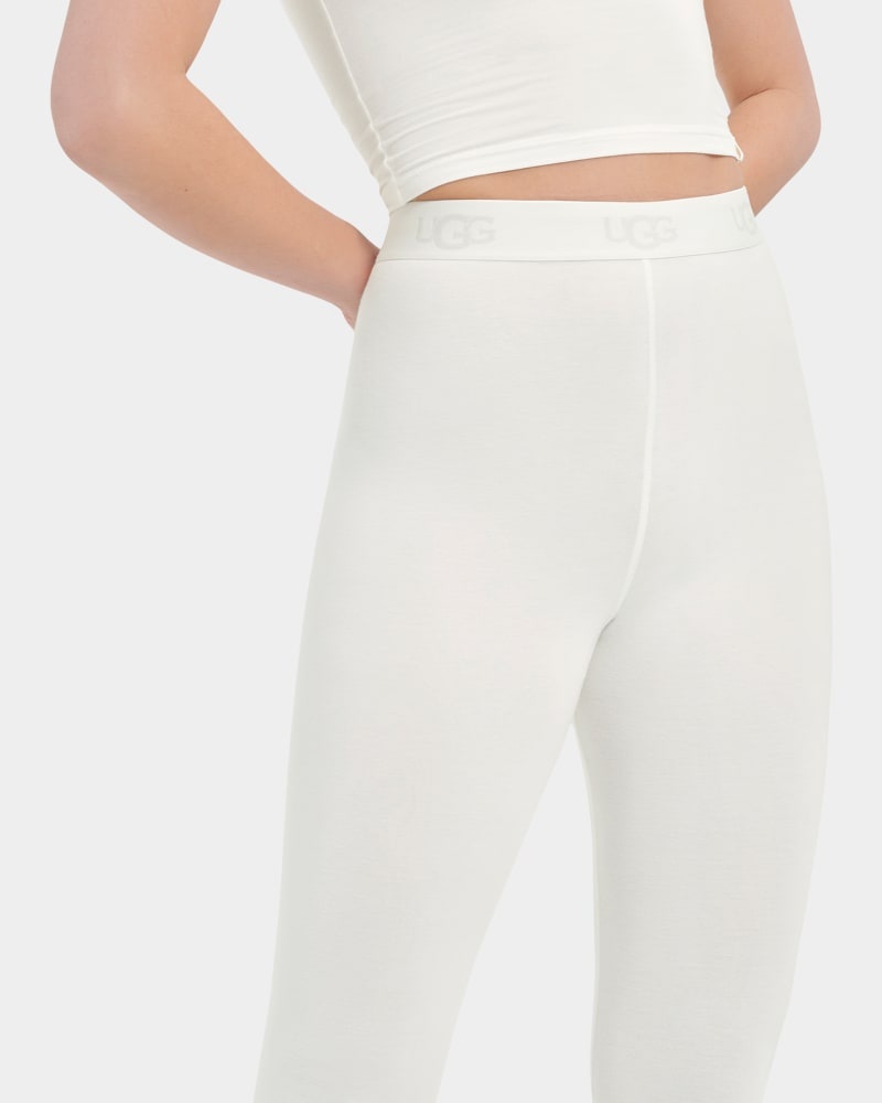 White Women's Ugg Paloma Leggings | India-7380526