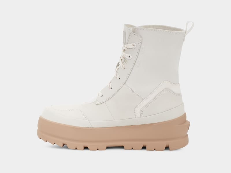 White Women's Ugg The Ugg Lug Boots | India-6410753