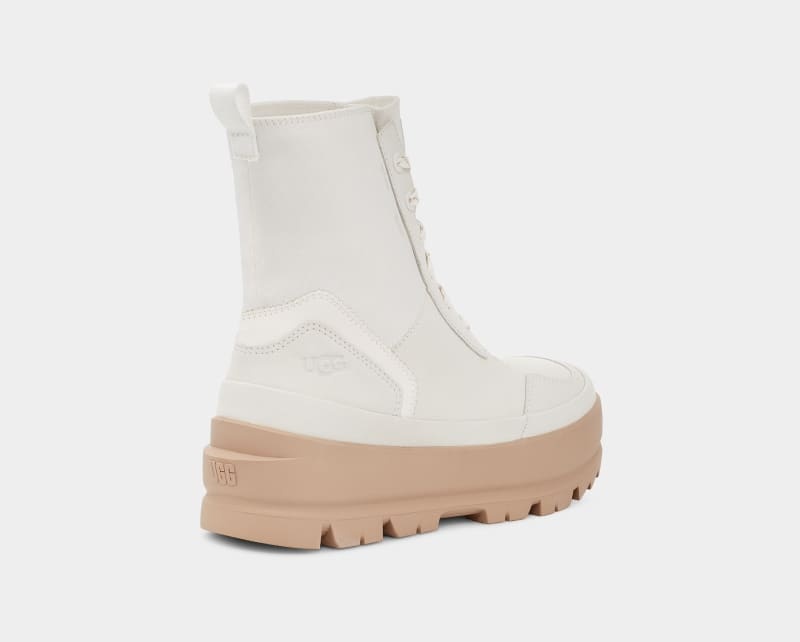 White Women's Ugg The Ugg Lug Boots | India-6410753