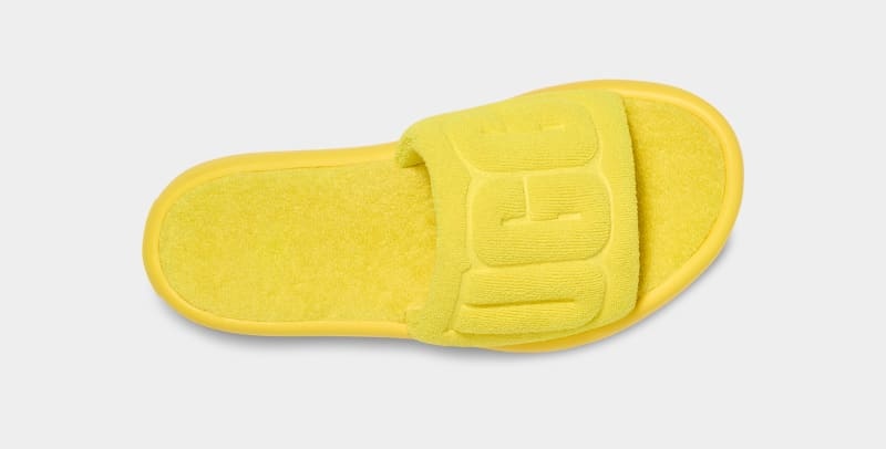 Yellow Women's Ugg Mini Slides | India-6710925